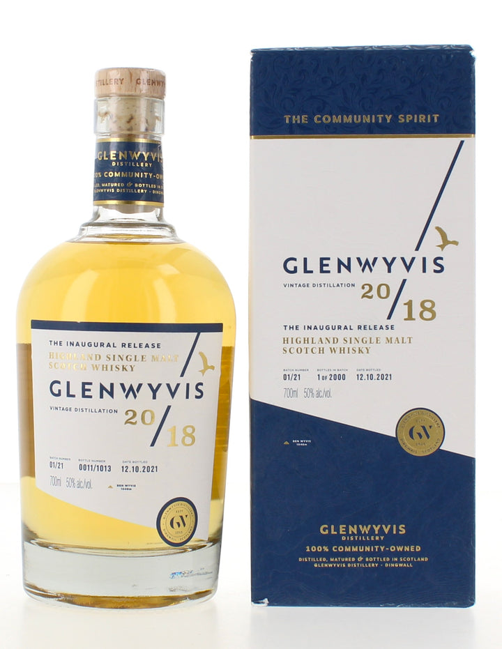 GlenWyvis 3 Year Old 2018 Inaugural Release - 70cl 50%