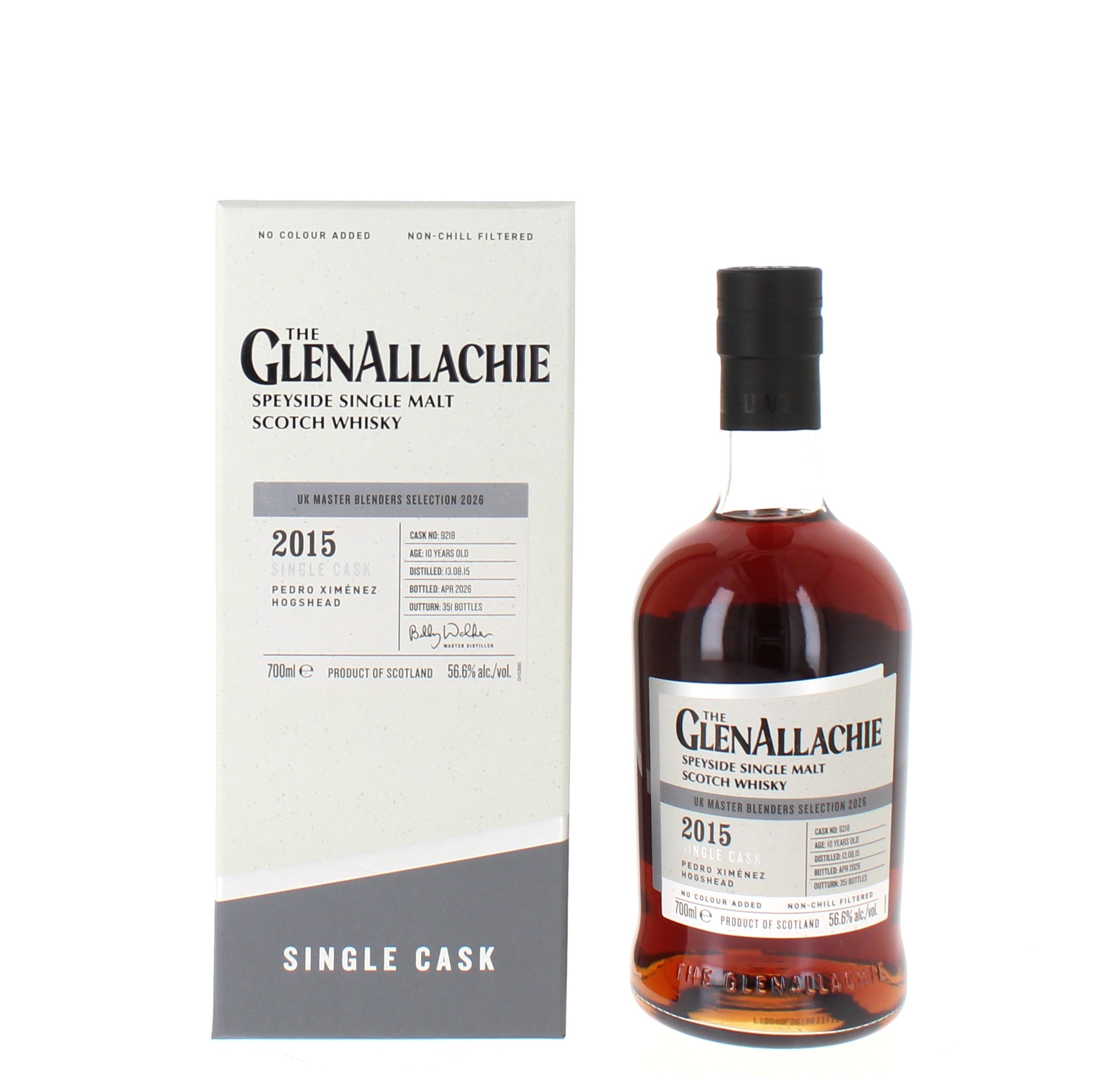 Glenallachie 10 Year Old 2015 Single Cask Speyside Single Malt - 70cl 56.6%