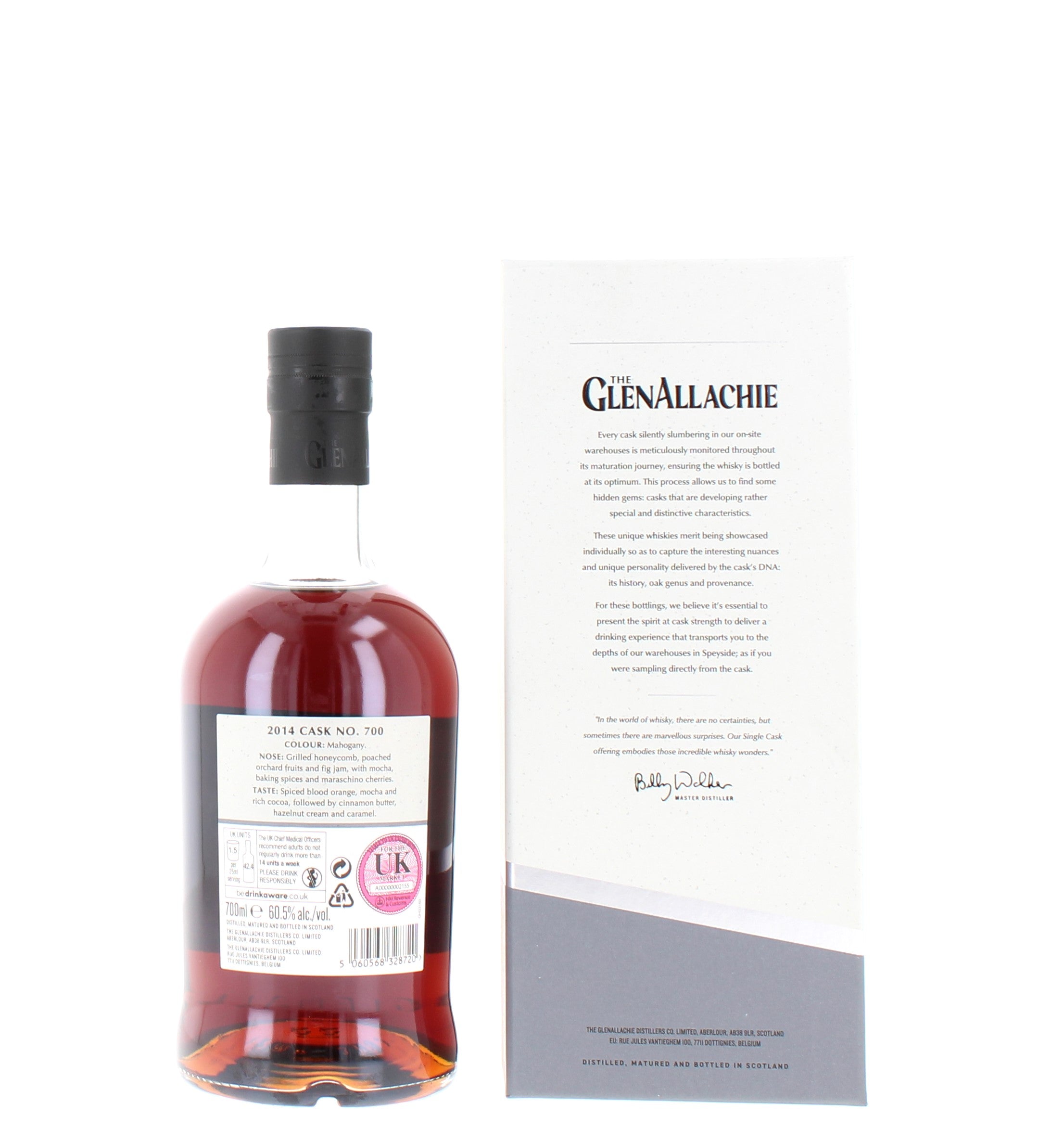 The GlenAllachie 10 Year Old 2014 (cask 700) - Oloroso Single Cask