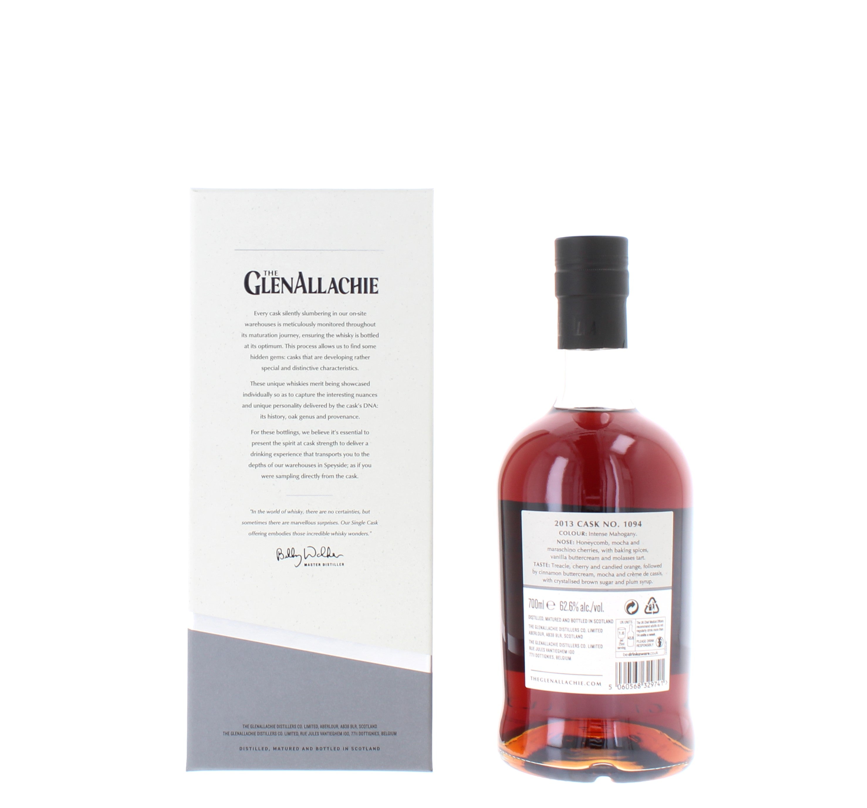 The Glenallachie 12 Year Old Single Cask 2013 Single Malt - 70cl 62.6%