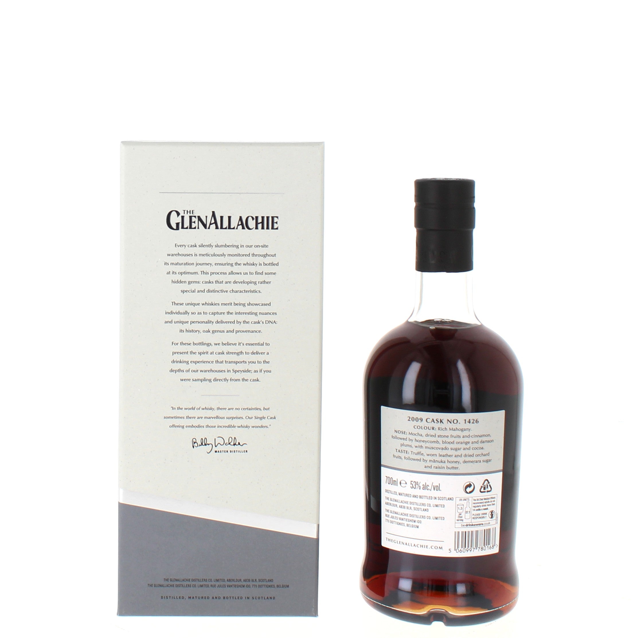 Glenallachie 17 Year Old 2009 Single Cask Speyside Single Malt - 70cl 53%