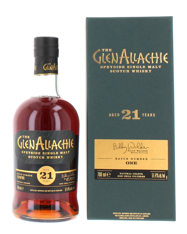 Glenallachie 21 Year Old Batch 1 Single Malt Scotch Whisky - 70cl 51.4%