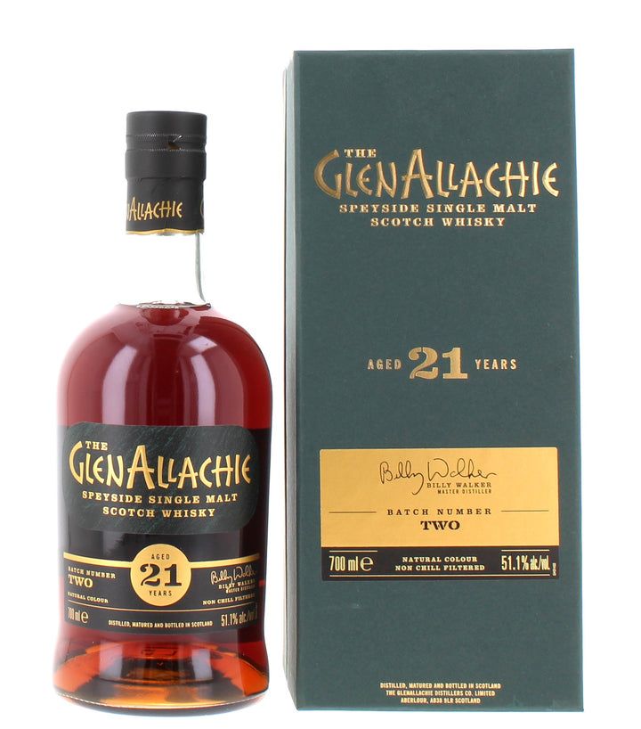 Glenallachie 21 Year Old Batch 2 Single Malt Scotch Whisky - 70cl 51.1%