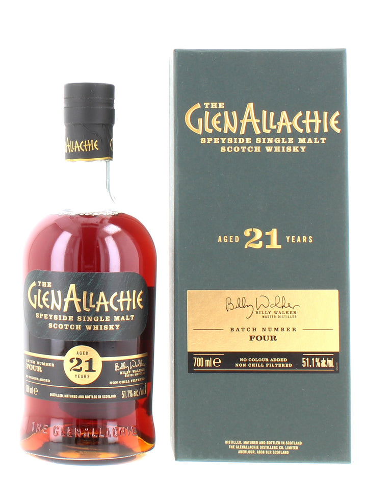 Glenallachie 21 Year Old Batch 4 Single Malt Scotch Whisky - 70cl 51.1%