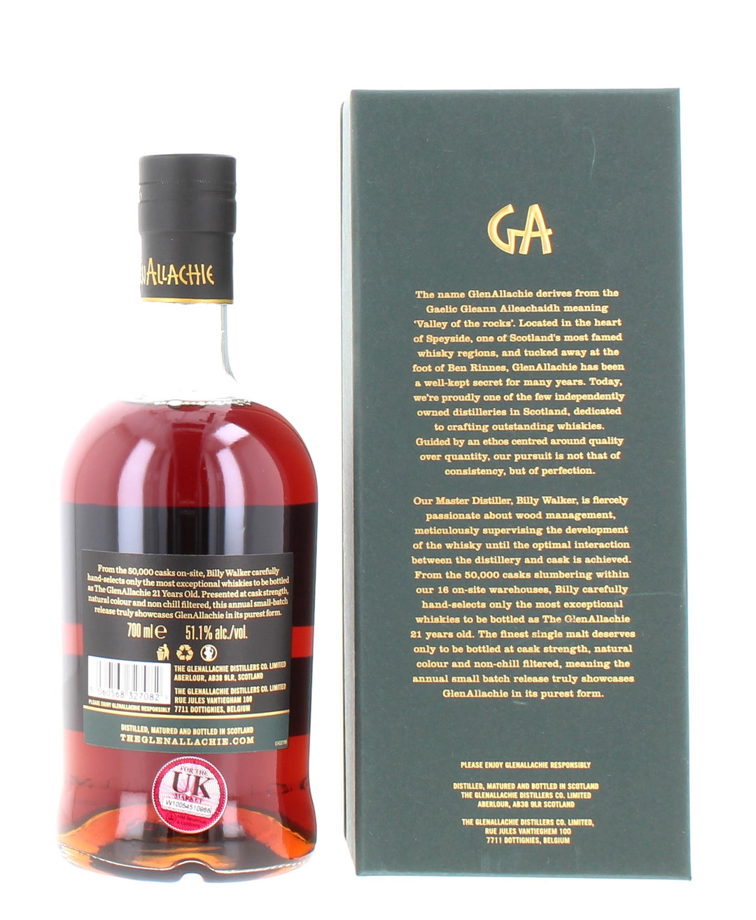 Glenallachie 21 Year Old Batch 4 Single Malt Scotch Whisky - 70cl 51.1%