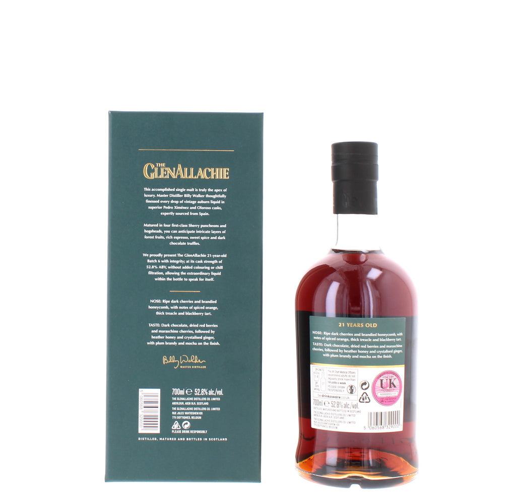 Glenallachie 21 Year Old Batch 6 Cask Strength Single - 70cl 52.8%