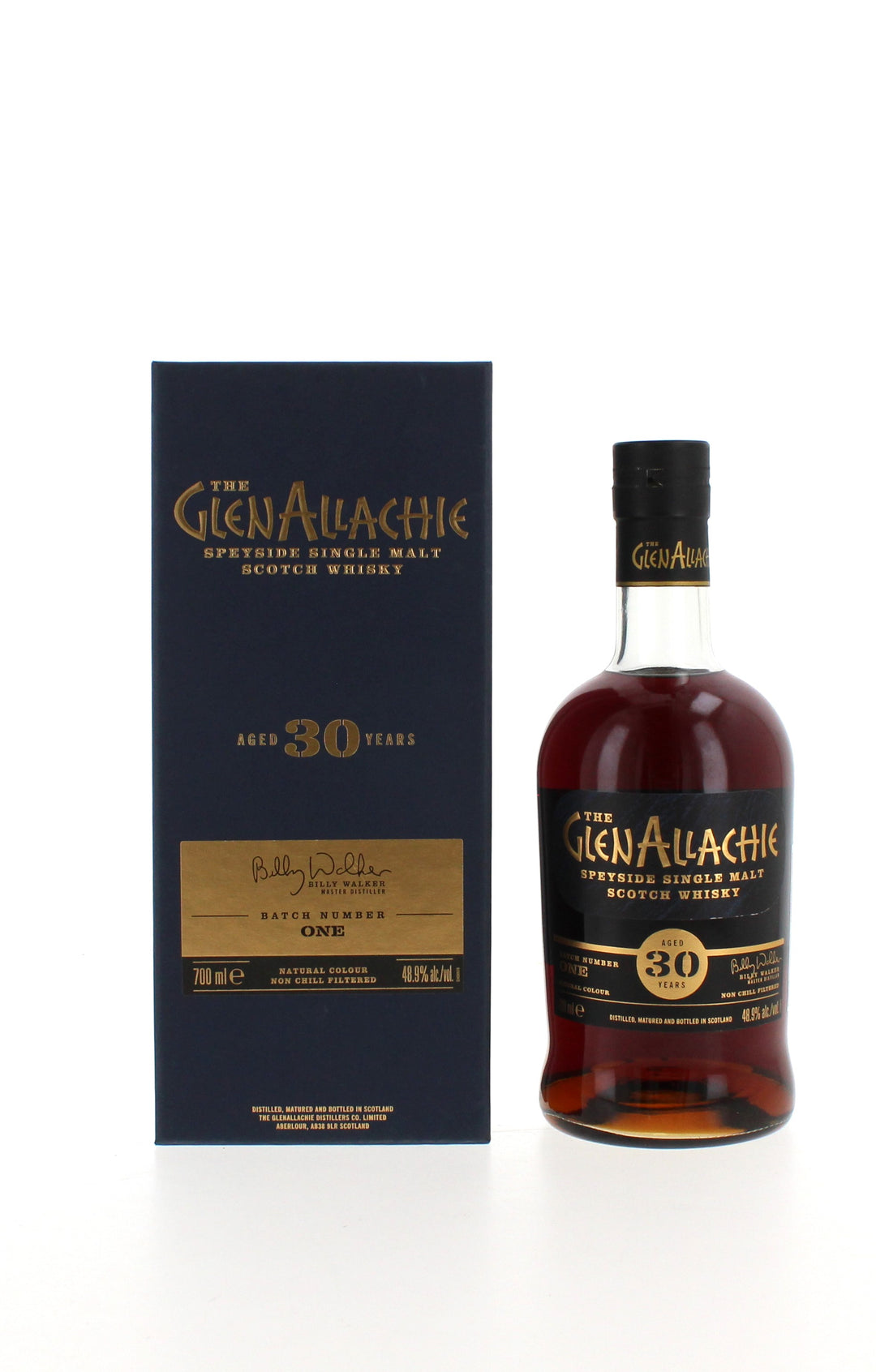 GlenAllachie 30 Year Old Single Malt Scotch Whisky - 700ml x 4