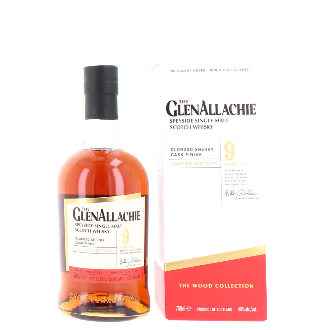 The Glenallachie 9 Year Old Oloroso Sherry Cask Finish The Wood Collection Single Malt - 70cl 48%