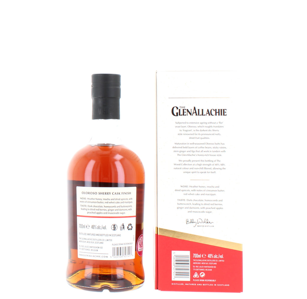 The Glenallachie 9 Year Old Oloroso Sherry Cask Finish The Wood Collection Single Malt - 70cl 48%