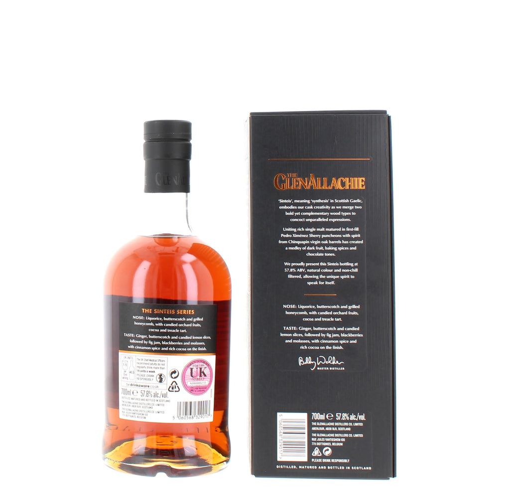 The Glenallachie 2014 Sinteis Series Part 1 Cask Matured Single Malt - 70cl 57.8%