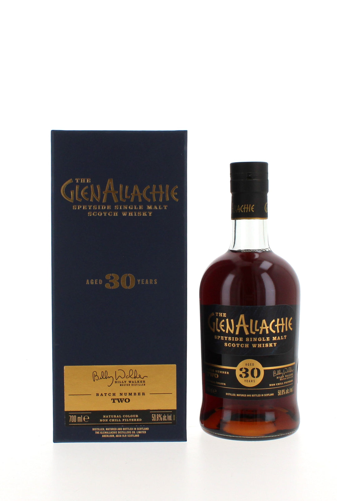 GlenAllachie 30 Year Old Single Malt Scotch Whisky - 700ml x 4