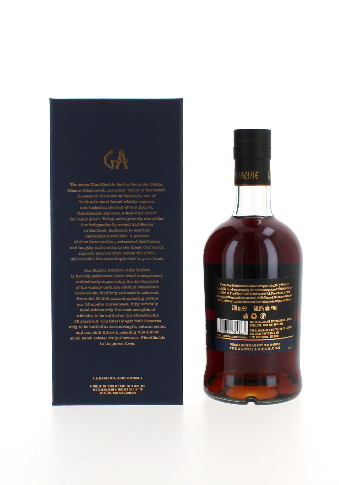 GlenAllachie 30 Year Old Single Malt Scotch Whisky - 700ml x 4