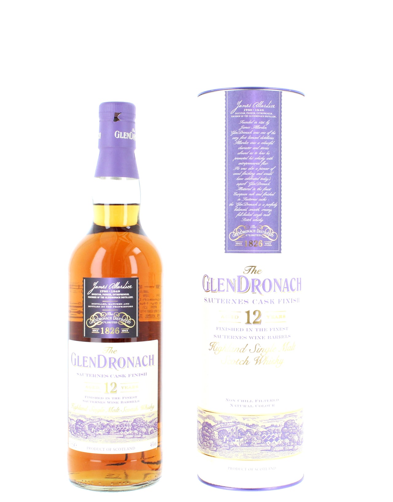 GlenDronach 12 Year Old Sauternes Finish 70cl 46%