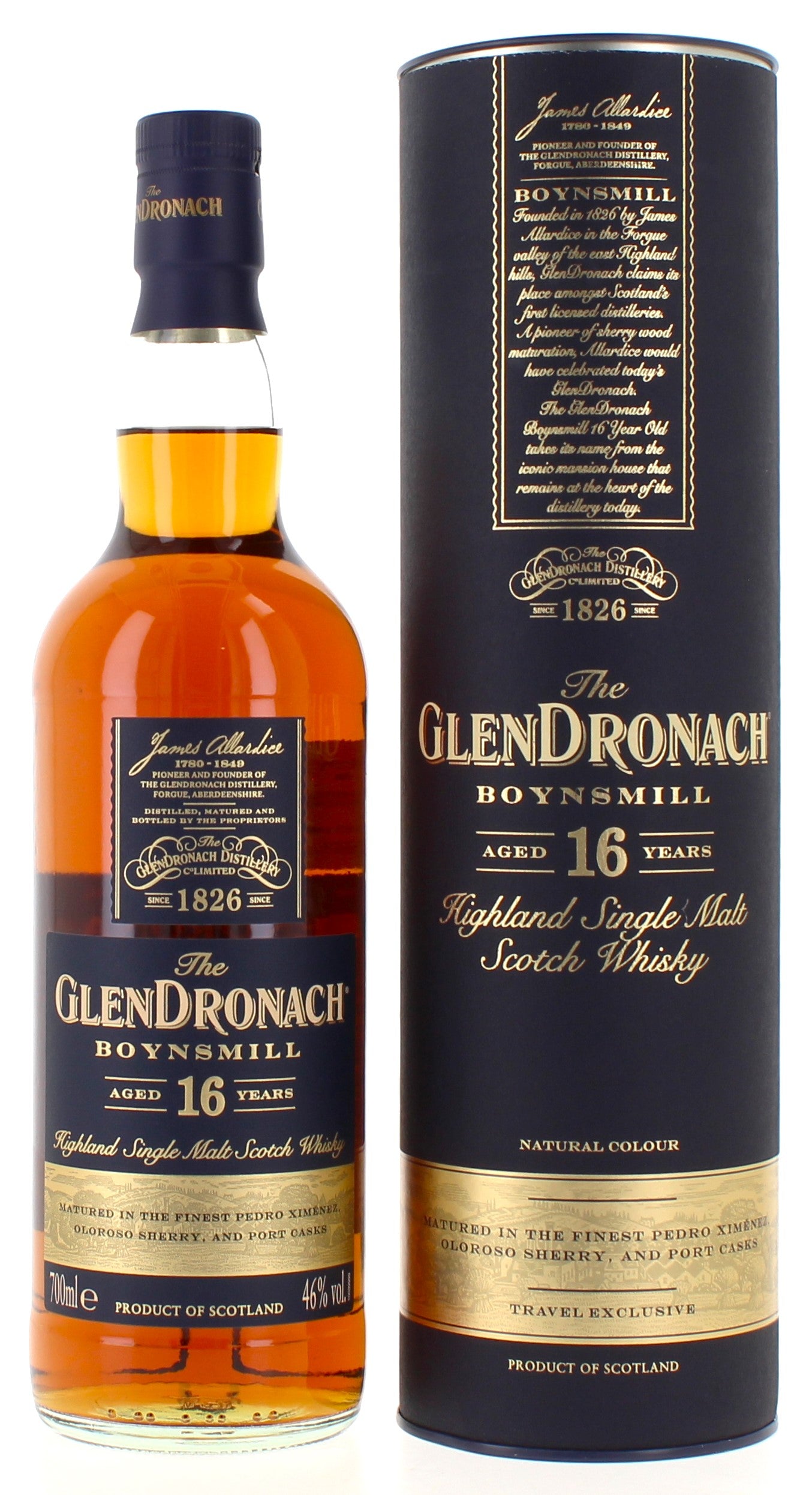 Glendronach 16 Year Old Boynsmill - 70cl 46% – The Really Good