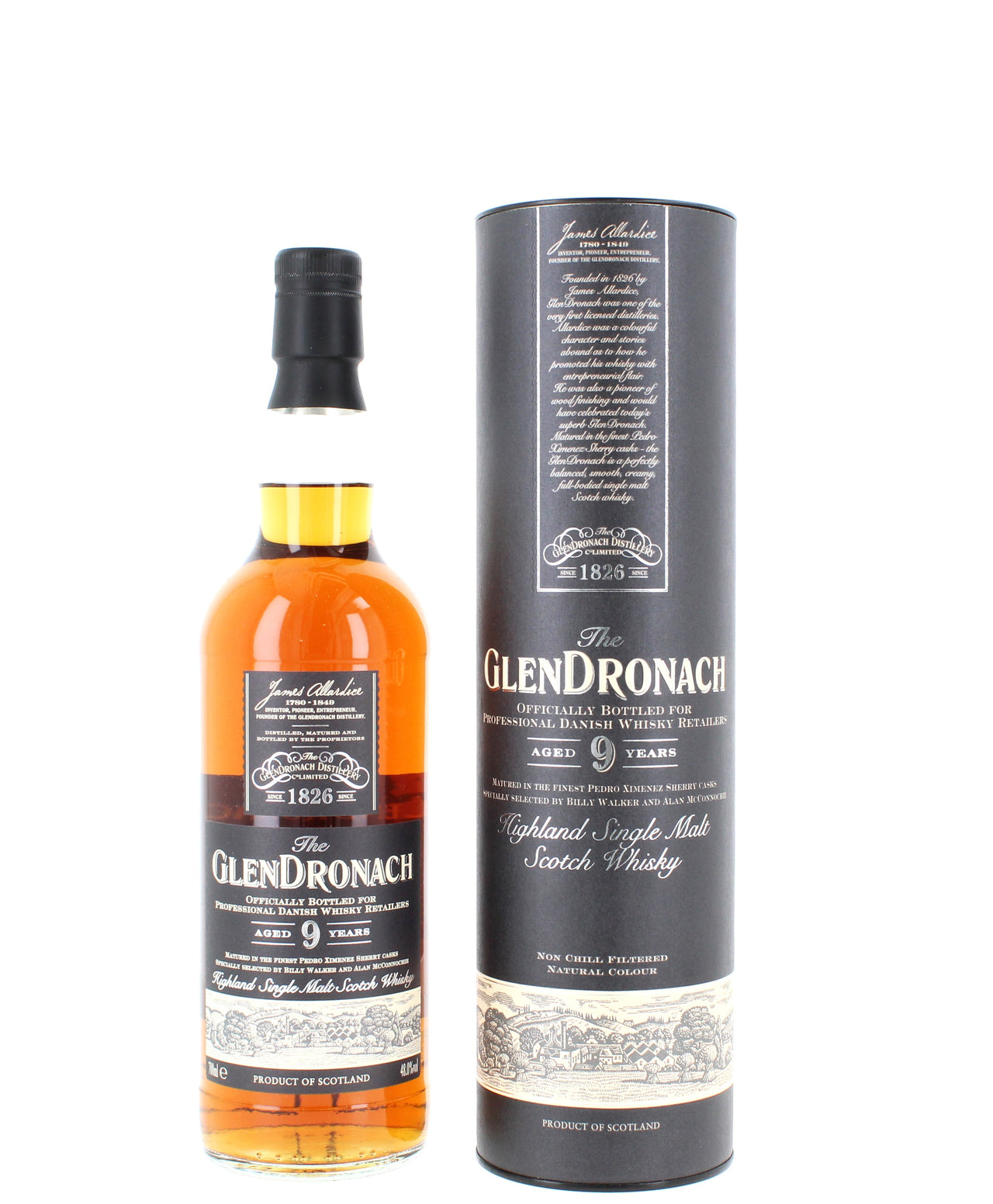 Glendronach 9 Year Old Darth Vader Danish Retailers 70cl 48%