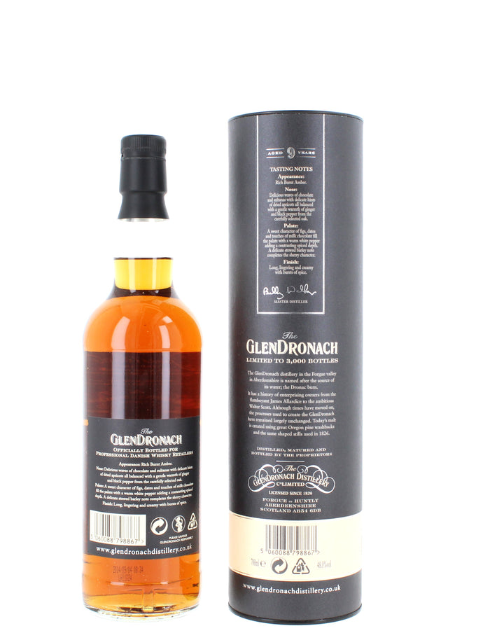 Glendronach 9 Year Old Darth Vader Danish Retailers 70cl 48%