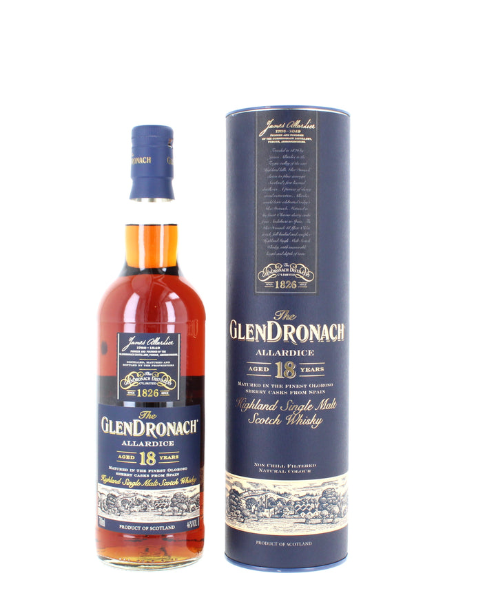 Glendronach 18 Year Old Allardice (2019 release) - 70cl 46%