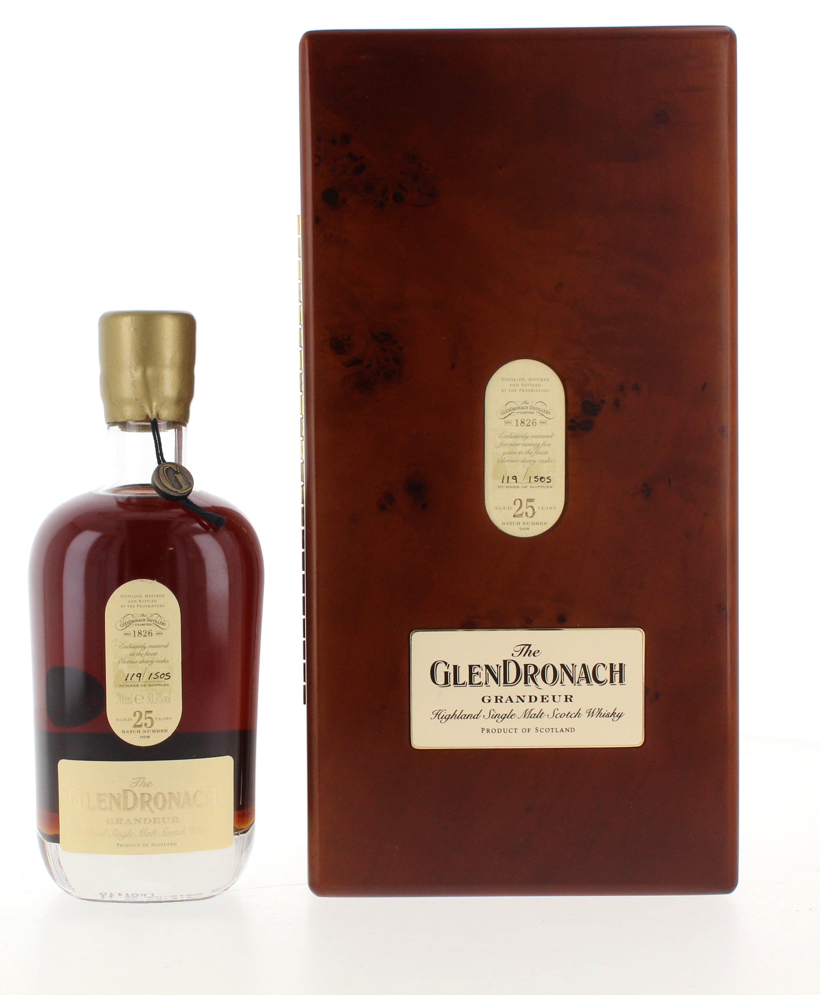 Glendronach Grandeur 25 Year Old Batch 8 - 70cl 50.3%