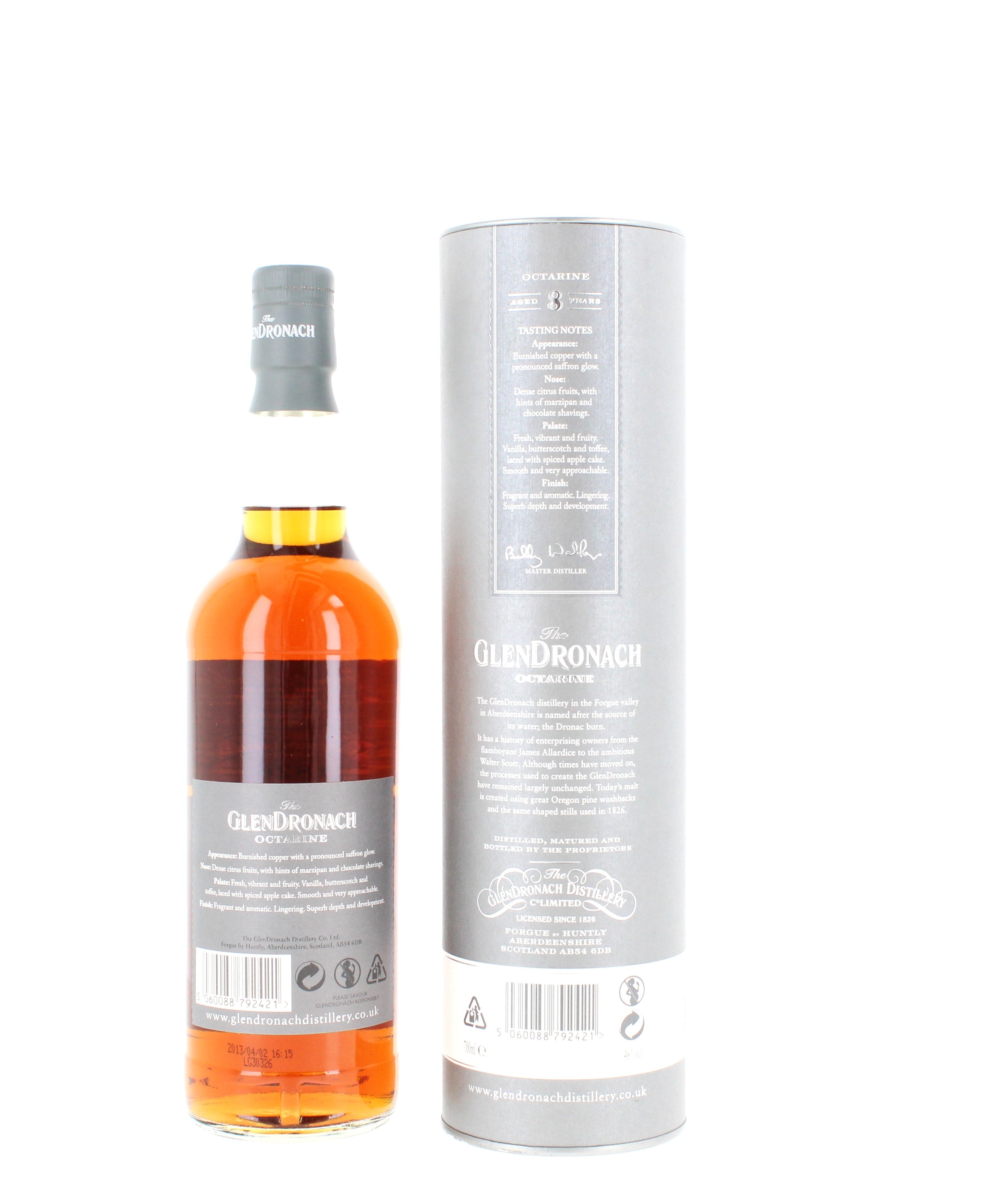 Glendronach 8 Year Old Octarine 70cl 46% – The Really Good Whisky