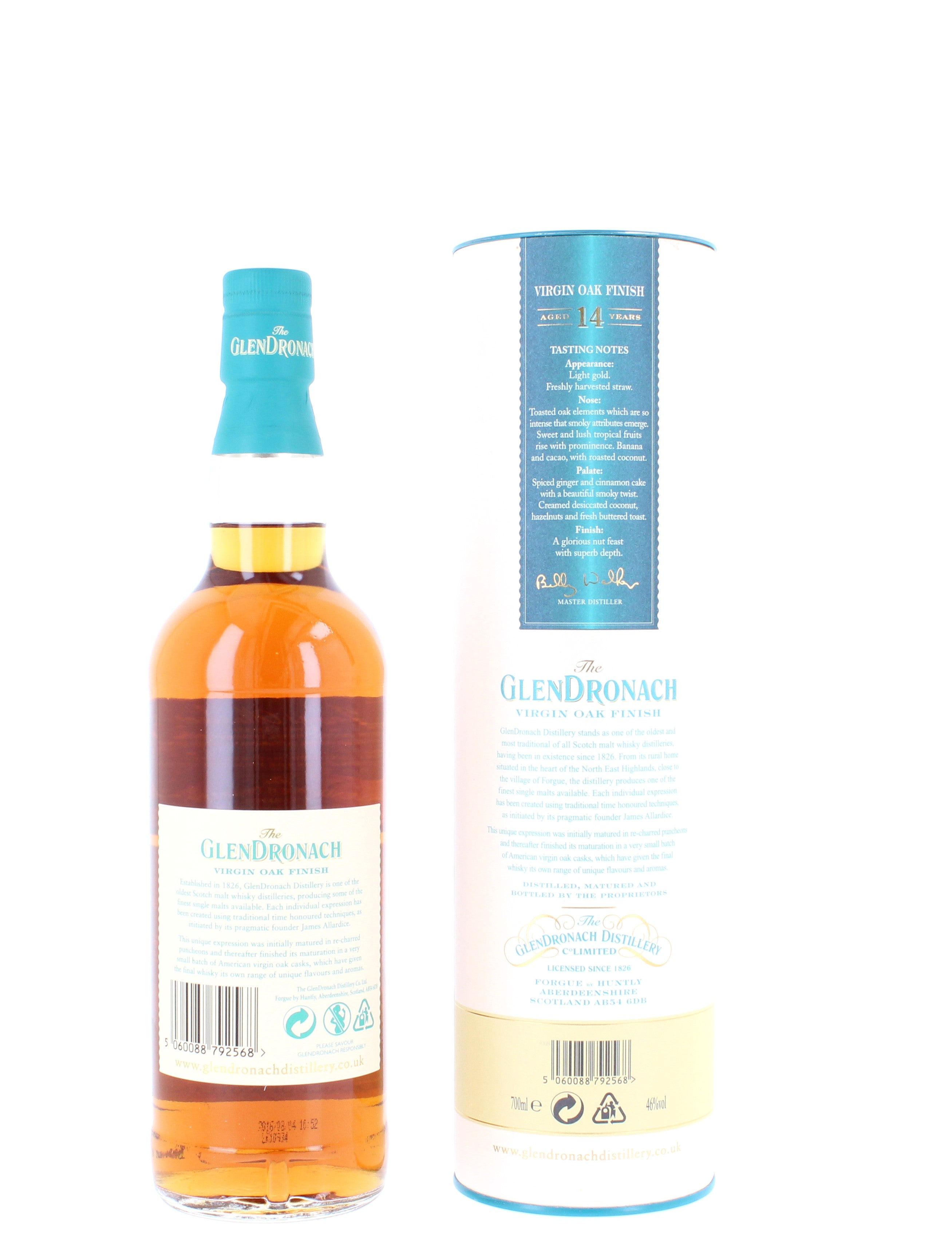 Glendronach 14 Year Old Virgin Oak Finish 70cl 46%
