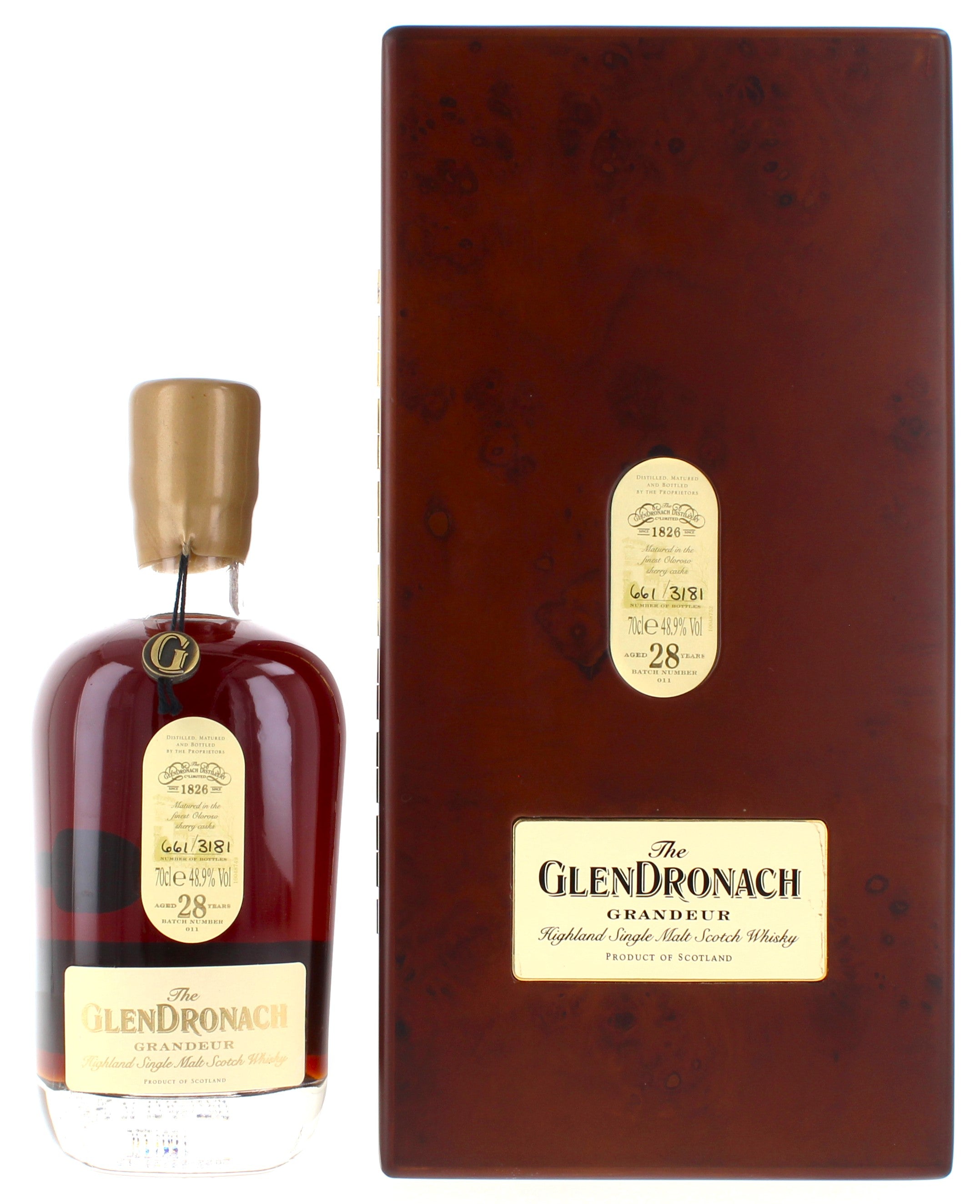 Glendronach Grandeur 28 Year Old Batch 11 - 70cl 48.9% – The
