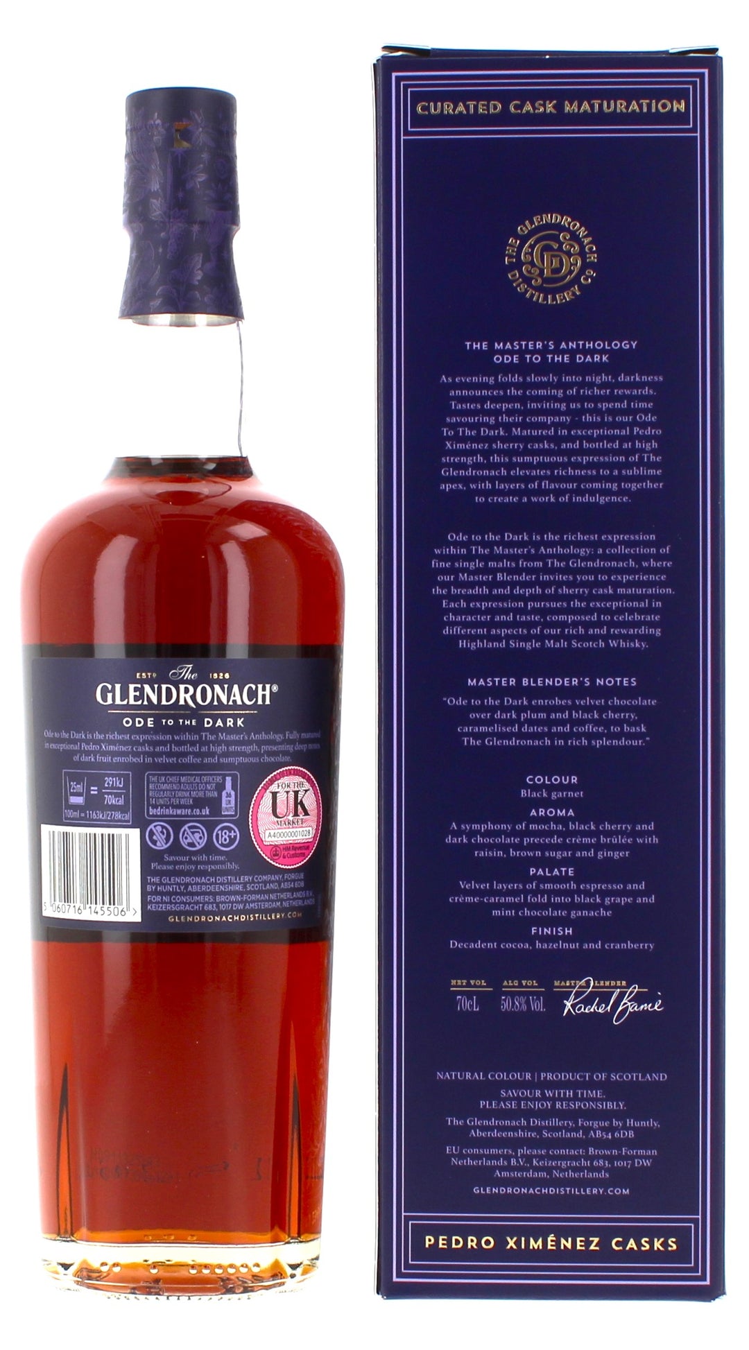 Glendronach Ode to the Dark - 70cl 50.8%