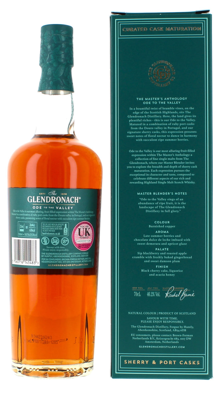 Glendronach Ode to the Valley - 70cl 46.2%