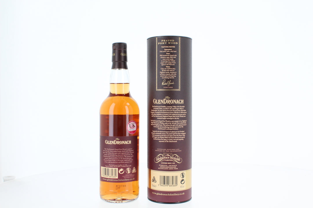 GlenDronach Peated Port Wood Single Malt Scotch Whisky 70cl 46%