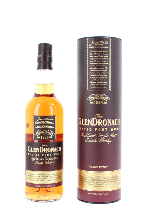 GlenDronach Peated Port Wood Single Malt Scotch Whisky 70cl 46%