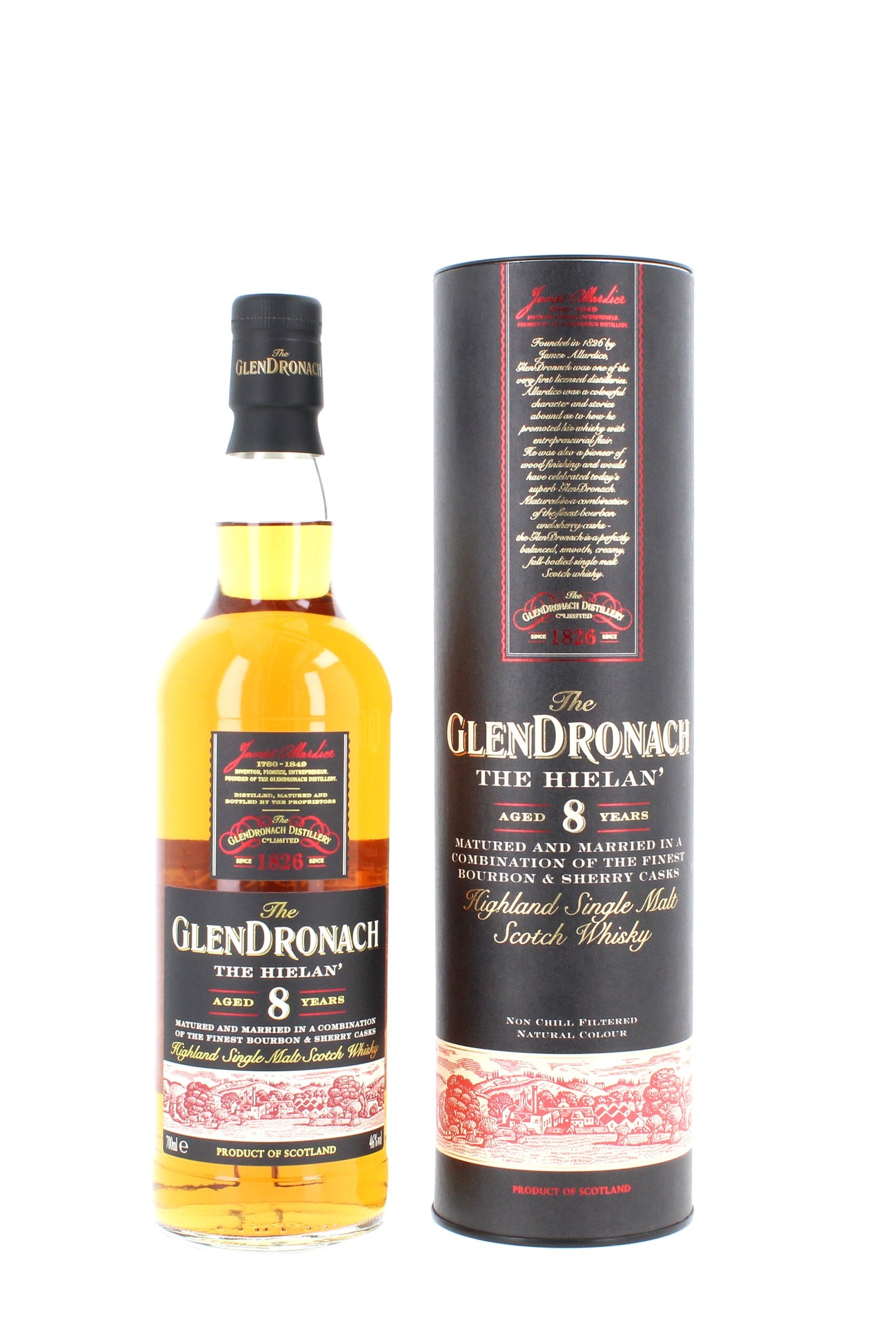 The GlenDronach 8 Year Old The Hielan' Whisky 70cl 46%