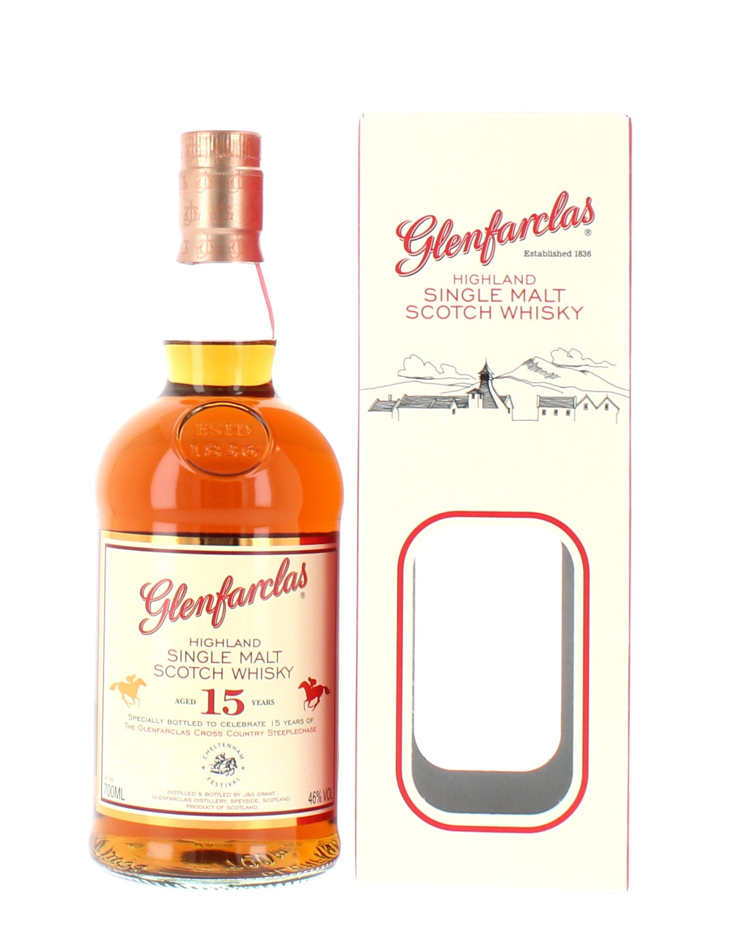 ウイスキー Glenfarclas 15 Years Old Single Malt Glenfarclas 15 Year Old Cheltenham Single Malt - 70cl 46% – The