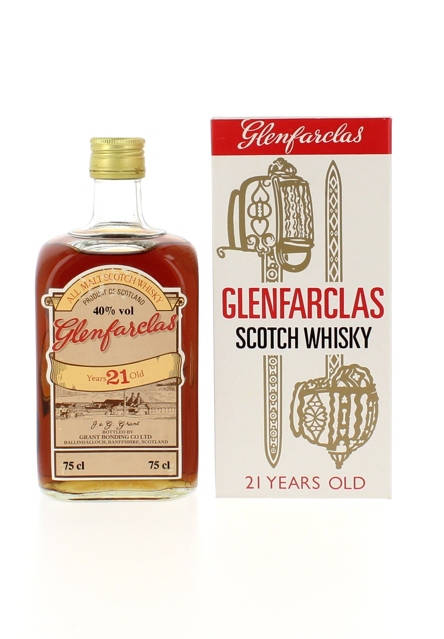 Glenfarclas 21 Year Old 1980's Grant Bonding Co - 75cl 43% – The