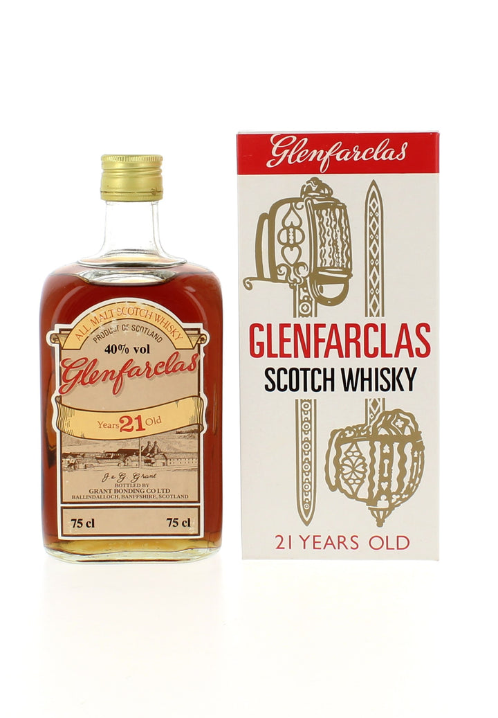 Glenfarclas 21 Year Old 1980's Grant Bonding Co - 75cl 43%