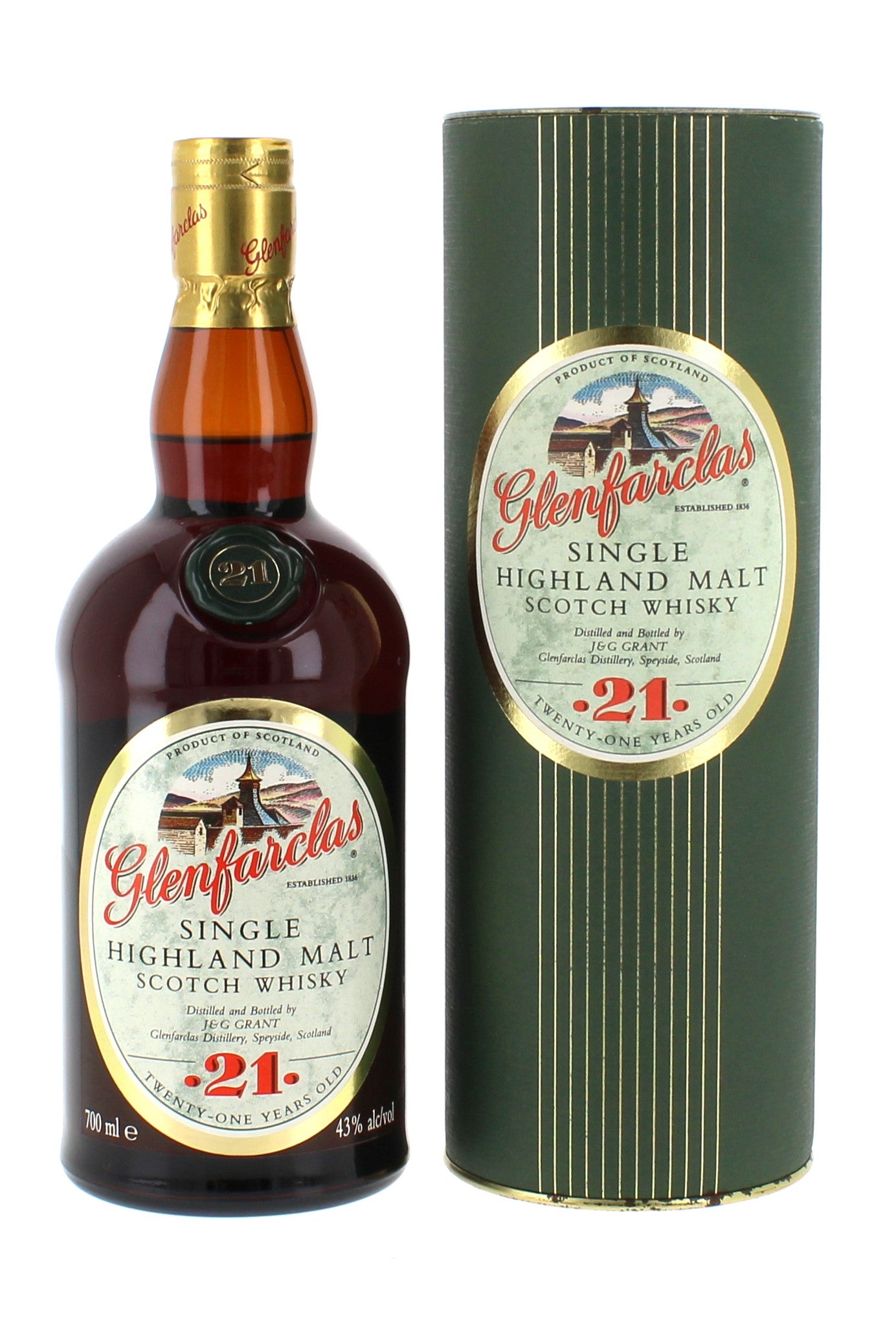 Glenfarclas 21 Year Old Pre-1996 - 70cl 43% – The Really Good