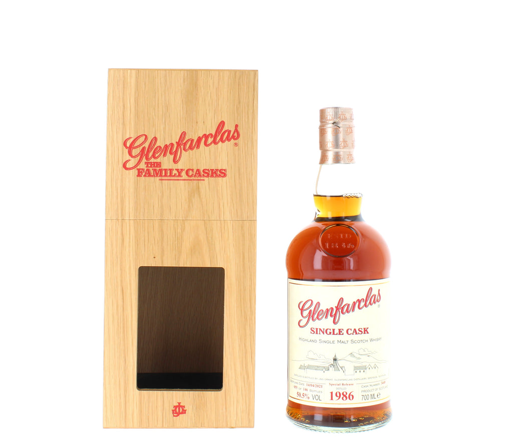 Glenfarclas 35 Year Old 1986 Single Cask 3448 Family Cask Single Malt 70cl 50.5%