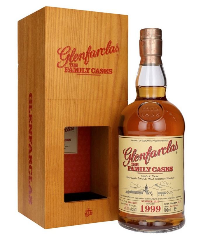 Glenfarclas 1999 Family Cask Summer 2022 Release Single Malt Scotch Whisky - 70cl 55.3%