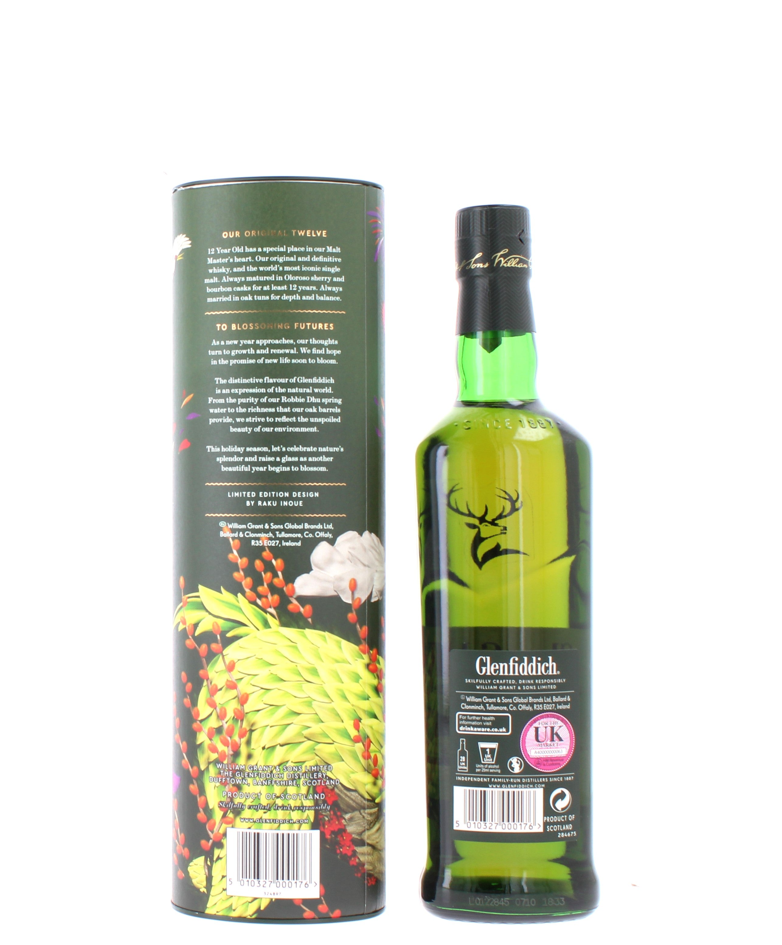 Glenfiddich 12 Single Malt Scotch Whisky - 70cl 40% – The Really