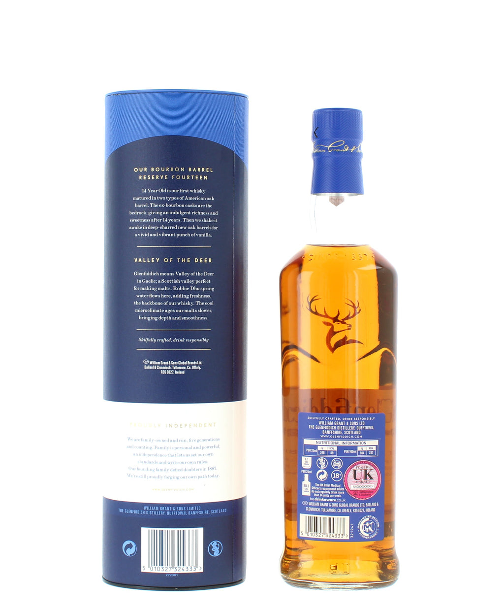 Glenfiddich 14 Year Old Bourbon Barrel Reserve - 70cl 43%