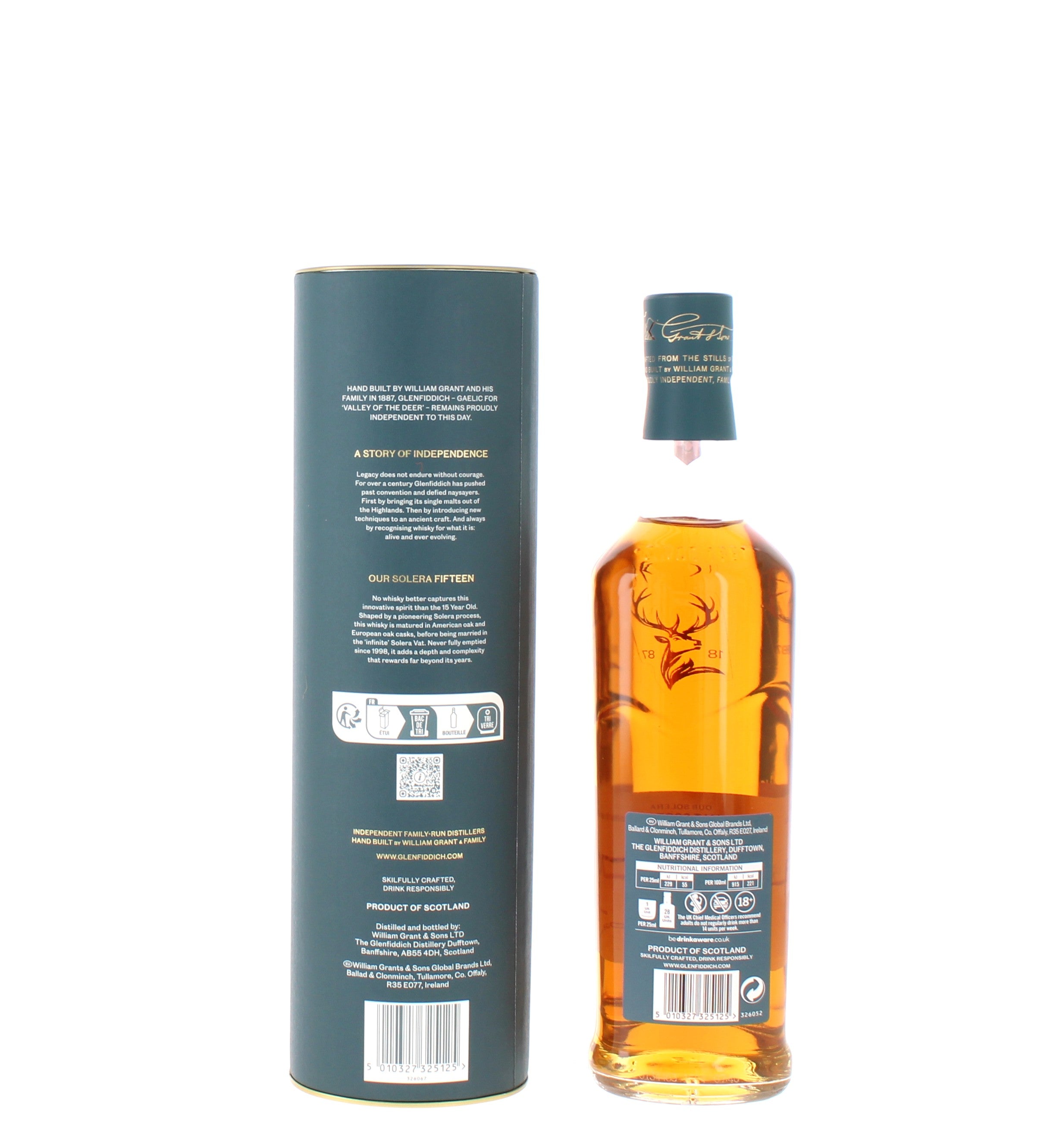 Glenfiddich 15 Year Old Solera Vat Reserve - 70cl 40% – The Really