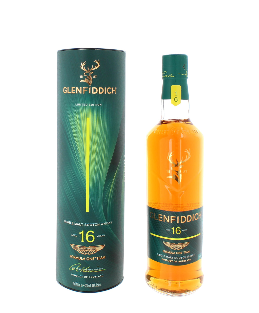 Glenfiddich 16 Year Old Aston Martin F1 2026 Release Single Malt - 70cl 43%