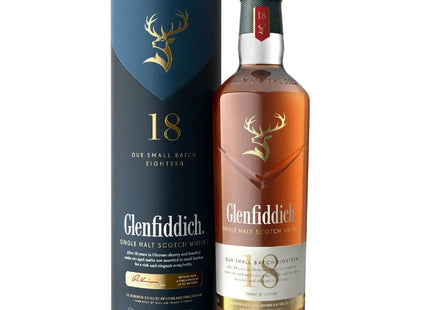 Glenfiddich 18 Year Old Single Malt Scotch Whisky - 70cl 40%