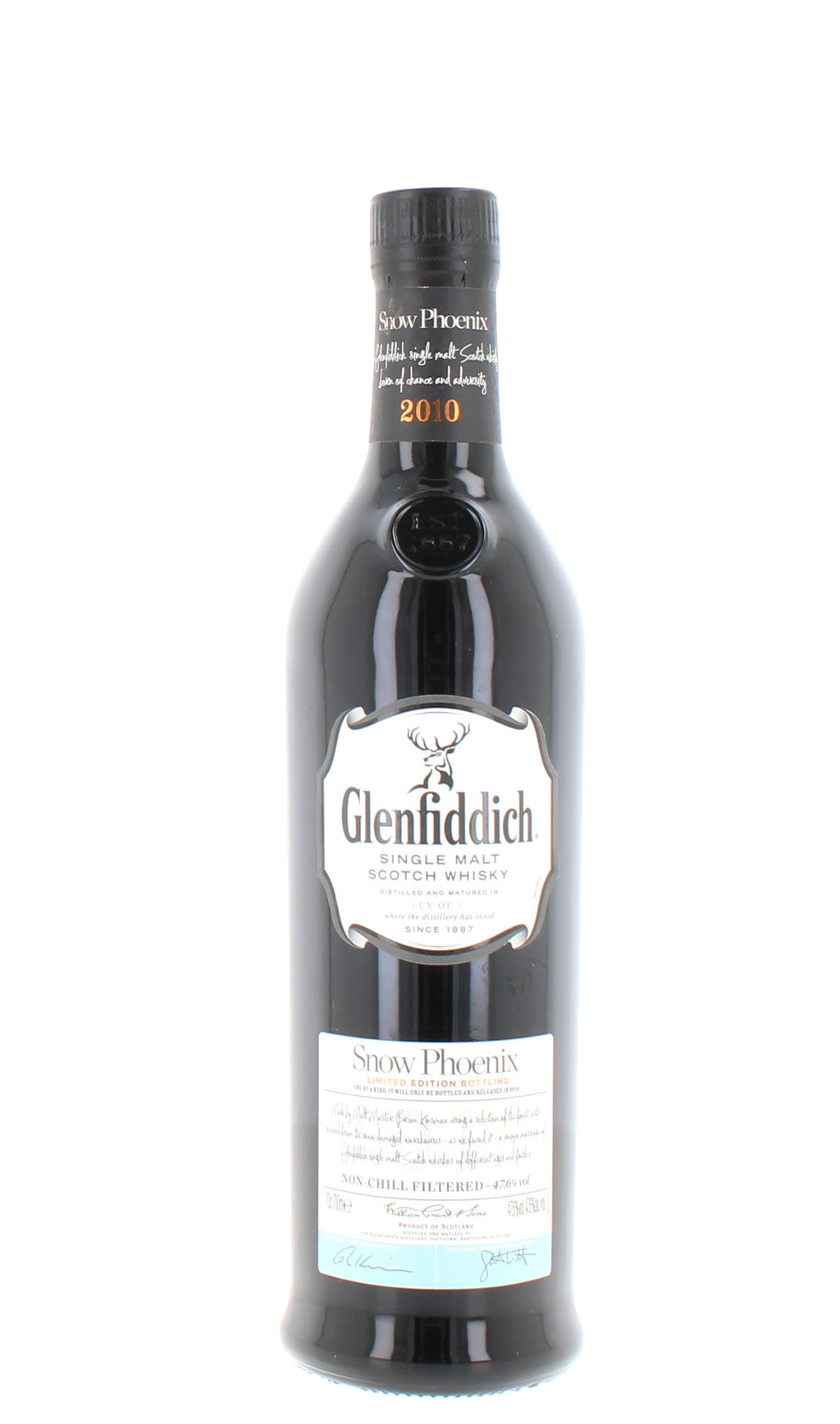 Glenfiddich Snow Phoenix Single Malt Scotch Whisky No Box - 70cl 47.6%