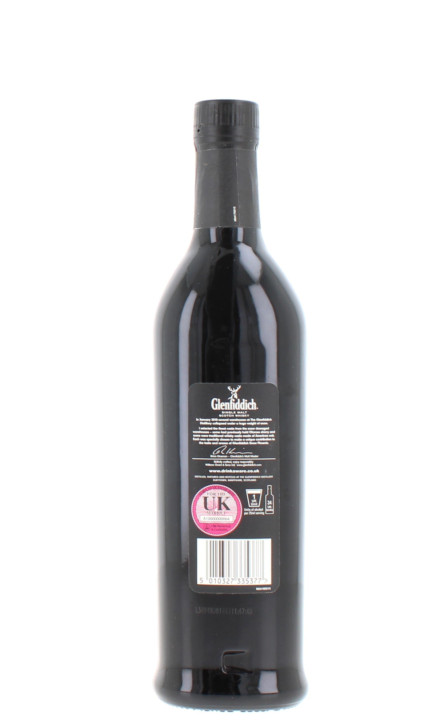 Glenfiddich Snow Phoenix Single Malt Scotch Whisky No Box - 70cl