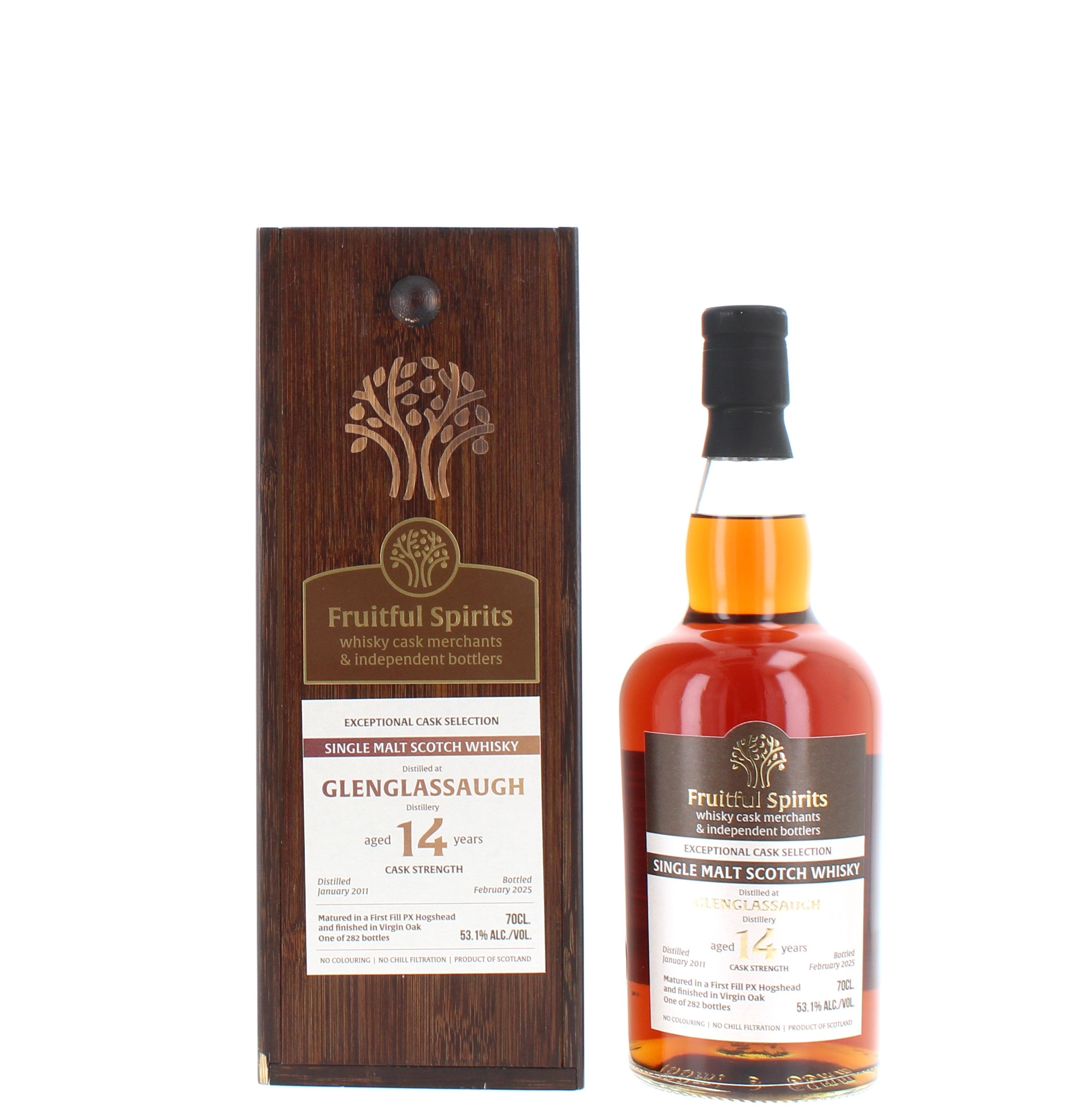 Fruitful Spirits Glenglassaugh 14 Year Old Single Malt - 70cl 53.1%