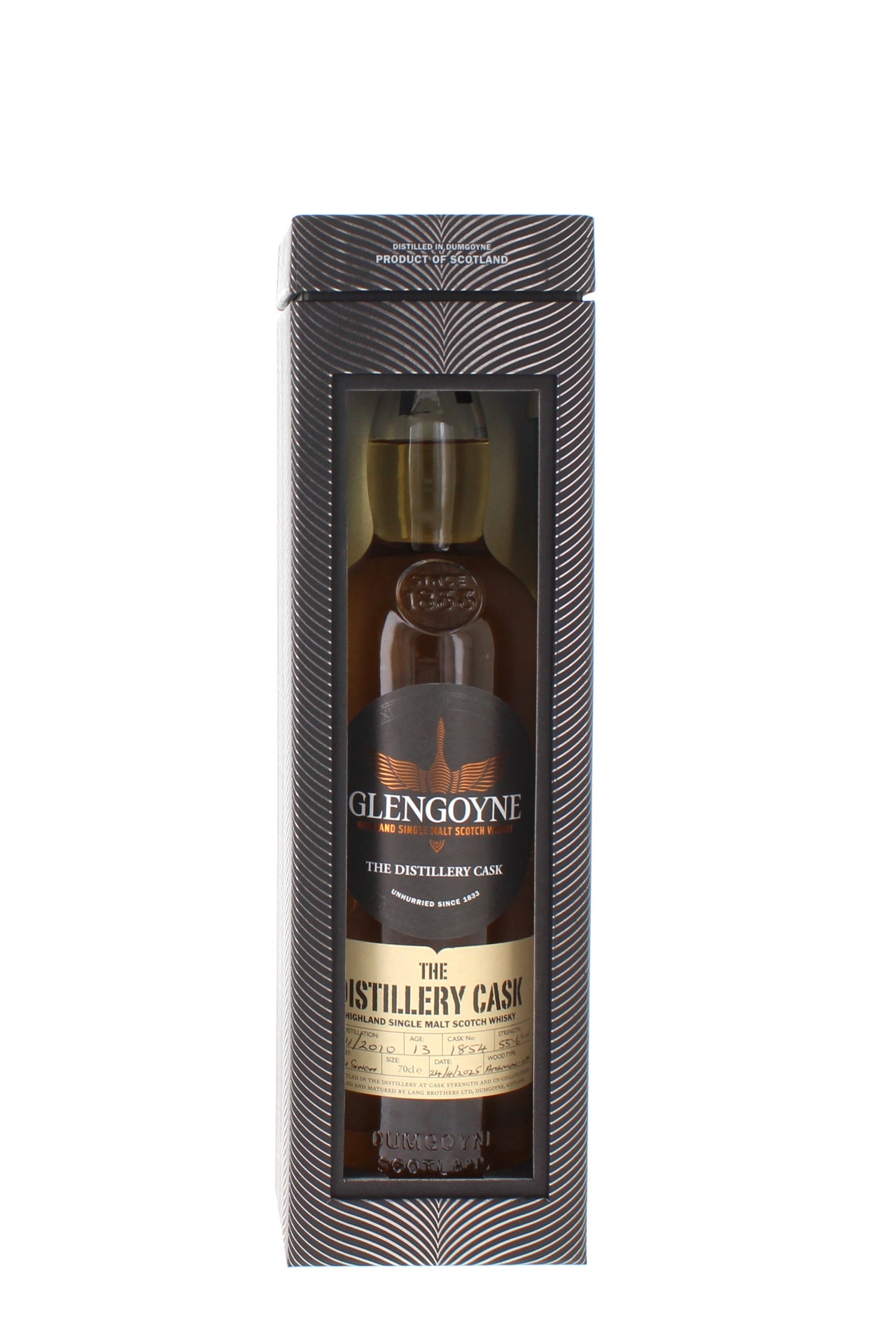 Glengoyne 13 Year Old 2010 Cask 1854 The Distillery Cask Highland Single Malt - 70cl 55.6%