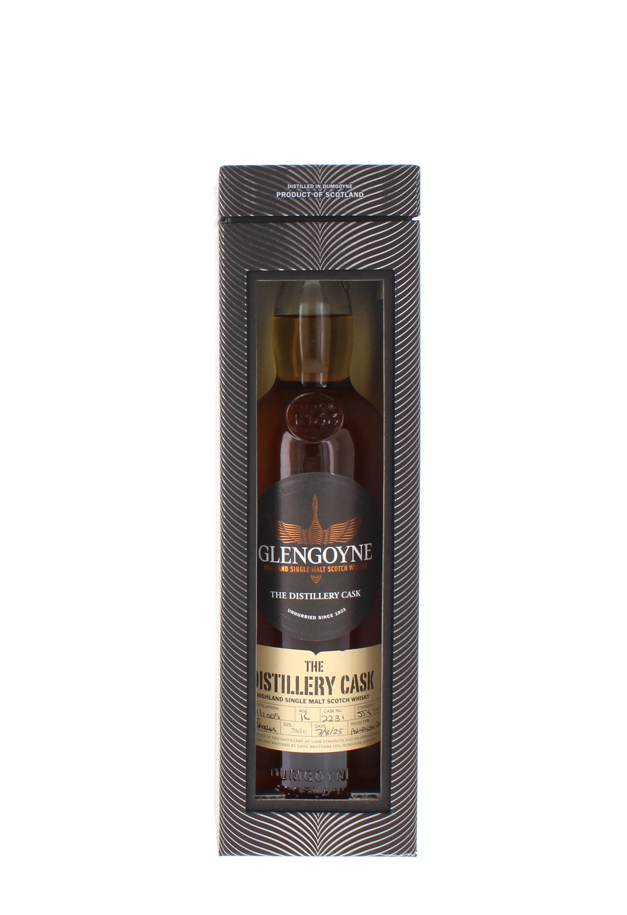 Glengoyne 16 Year Old 2008 Cask 2231 The Distillery Cask Highland Single Malt - 70cl 55.6%
