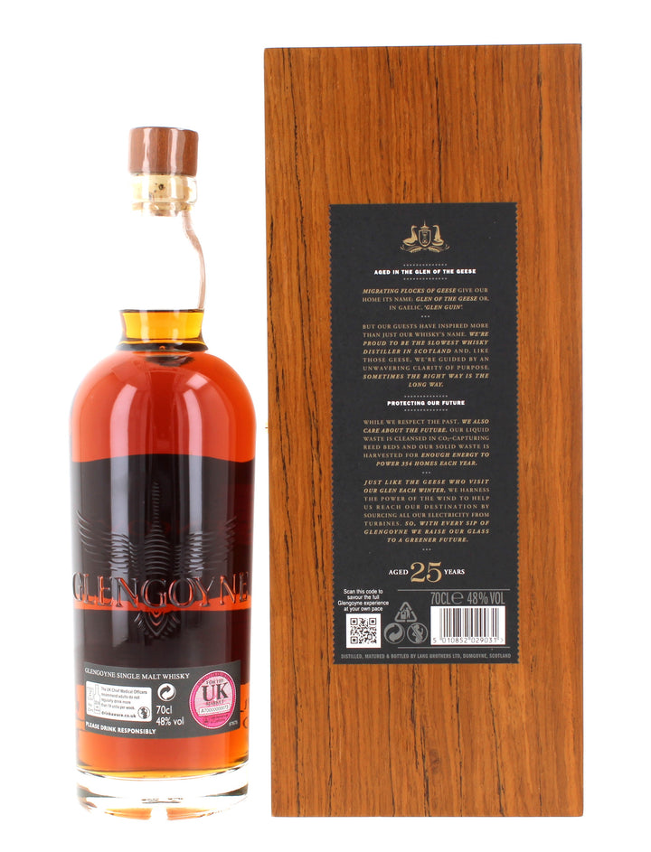 Glengoyne 25 Year Old Single Malt Scotch Whisky - 70cl 48%