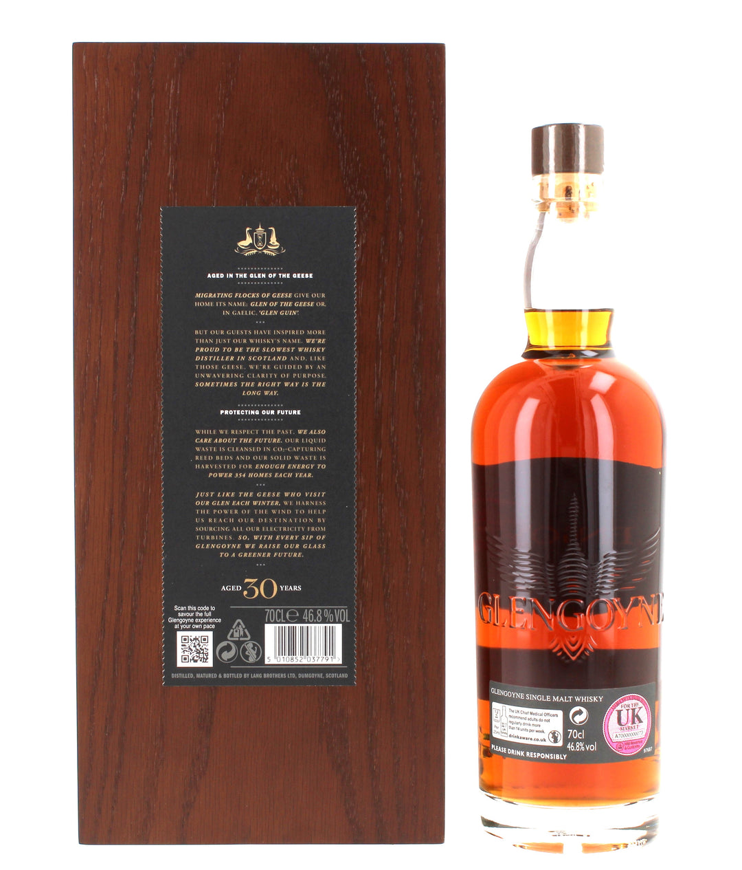 Glengoyne 30 Year Old Single Malt Scotch Whisky - 70cl 46.8%