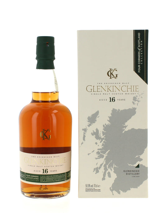 Glenkinchie 16 Year Old, The Four Corners of Scotland Collection Single Malt - 70cl 50.6%