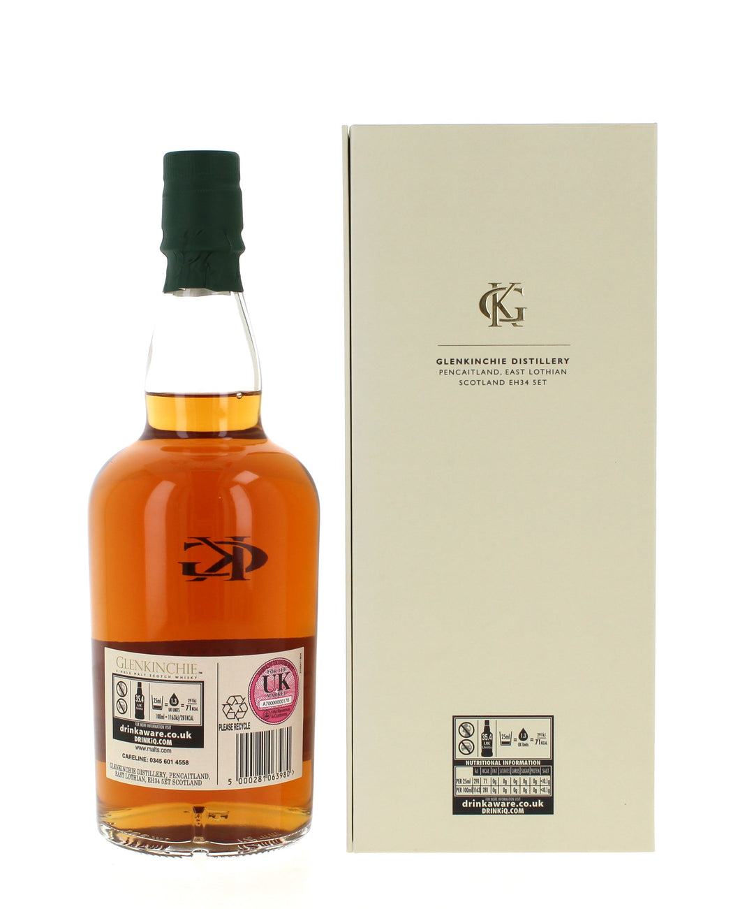 Glenkinchie 16 Year Old, The Four Corners of Scotland Collection Single Malt - 70cl 50.6%